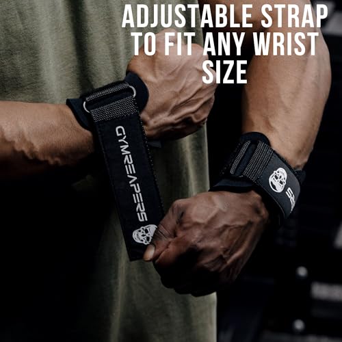 Heavy Duty Weight Lifting Hooks - Power Wrist Straps for Deadlifts & Pull-Ups