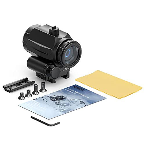3X Red Dot Magnifier with Adjustable Flip-to-Side Mount