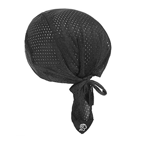 Quick Dry Beanie - Black Skull Cap with UV Protection