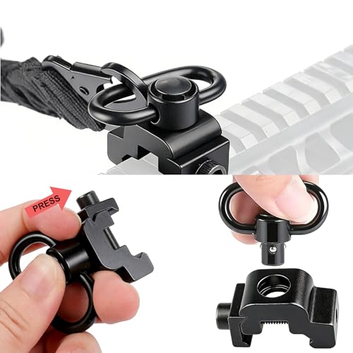 Sling Swivel Mount System for Picatinny Rail - 2-Pack