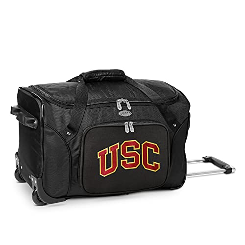 22-Inch Wheeled Duffel Bag with Telescopic Handle - USC Trojans