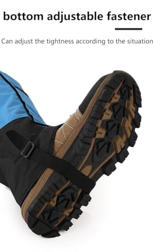 Waterproof Winter Snow Gaiters for Hiking - Black Ankle Covers