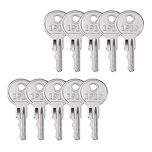 Golf Cart Ignition Key Set - 10 Pcs for EZGO Gas & Electric