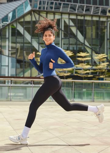Women's Thermal Fleece Lined Leggings with Pockets - Water Resistant, Cold Weather