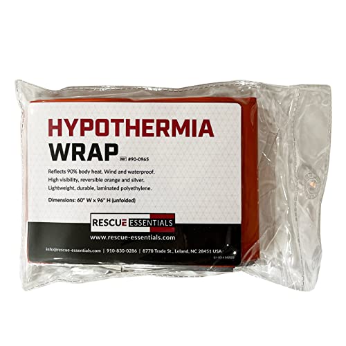 Oversized Hypothermia Wrap Blanket - 60" x 96" Mylar