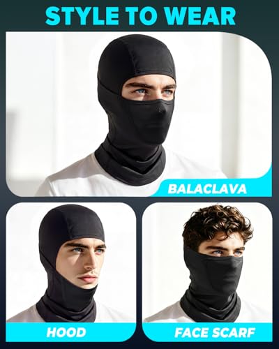 Cooling Balaclava Face Mask for Men Women, Summer Breathable Full