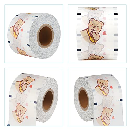 Tea Cup Sealing Film Roll 90-105mm for Plastic & Paper Cups – 1600pcs