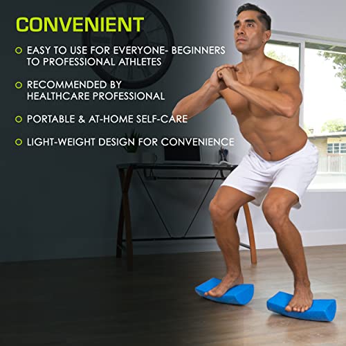 Foam Roller for Muscle Massage & Physical Therapy - Blue 12"x3"