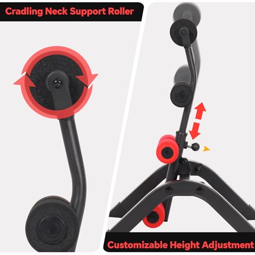 Heavy Duty Mini Inversion Table with Roller - 400lbs Capacity