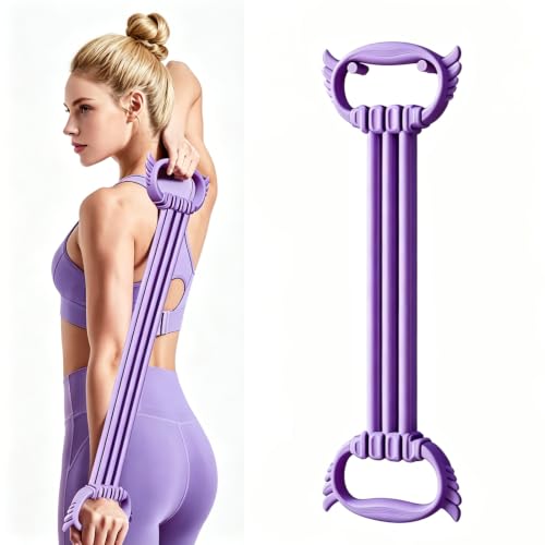 Figure 8 Resistance Band - Adjustable 15-90LBS, Purple