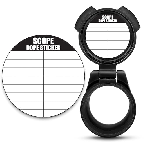 25 Writable Scope Stickers for Rifle Scope Caps - Precision Shooting