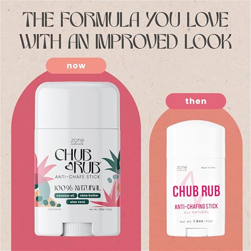 Natural Anti-Chafing Stick - 1.5 oz Friction Defense for Thighs & Arms