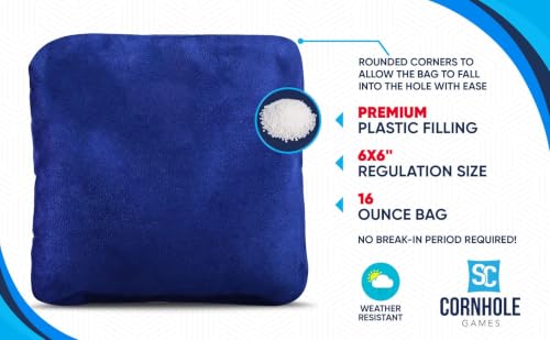 SC Cornhole Games Professional Dual Sided Cornhole Bags Forest/Nature 16 oz Regulation Tournament-Approved