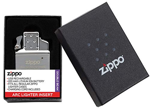 Zippo Double Torch Butane Lighter Insert - Windproof, Refillable, Fits Classic Cases