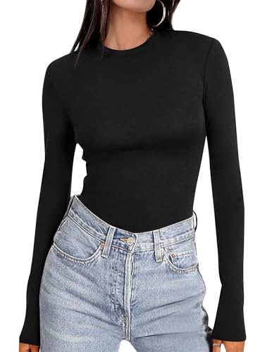 Women's Long Sleeve Thermal Compression Undershirt - Super Stretchy Base Layer Top