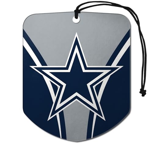 Dallas Cowboys Car Air Freshener - 2 Pack, Black Ice Scent