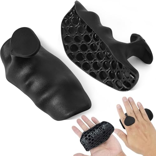 Rubber Gym Grips for Weightlifting - Ergonomic Hand Protection