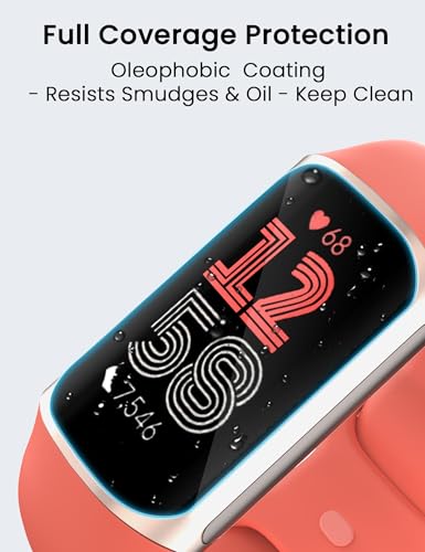Screen Protector for Fitbit Charge 6 & Charge 5 - 8 Pack
