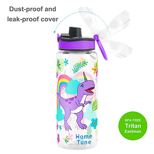 23oz Cute Rainbow Dinosaur Water Bottle for Kids