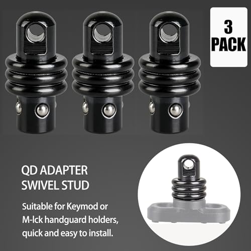 QD Sling Swivel Studs for Two-Point Sling Mount - Set of 3