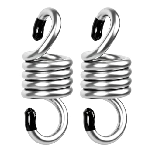 4-Inch Heavy Duty Porch Swing Springs - 2 Pack Stainless Steel