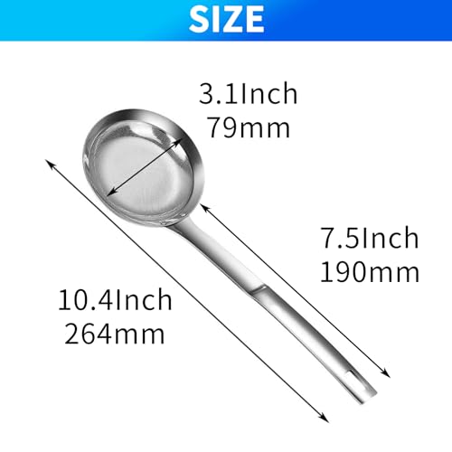 TBWHL Multi-functional Hot Pot Fat Skimmer Spoon - Stainless Steel