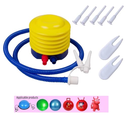 Manual Foot Pump for Yoga Balls & Inflatable Toys - 4 Inch
