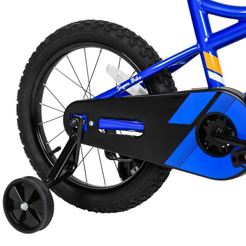 Kids Bicycle 16 Inch for Boys & Girls - Coaster Brake, Blue