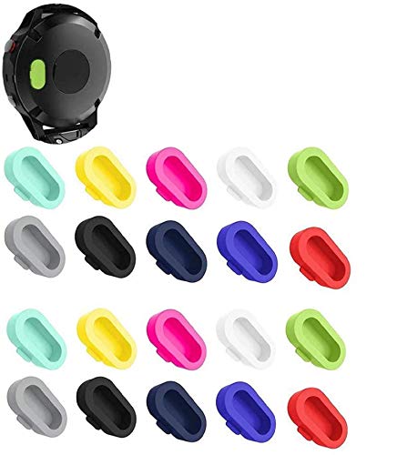 20 Pcs Colorful Charger Port Protectors for Garmin - Multi