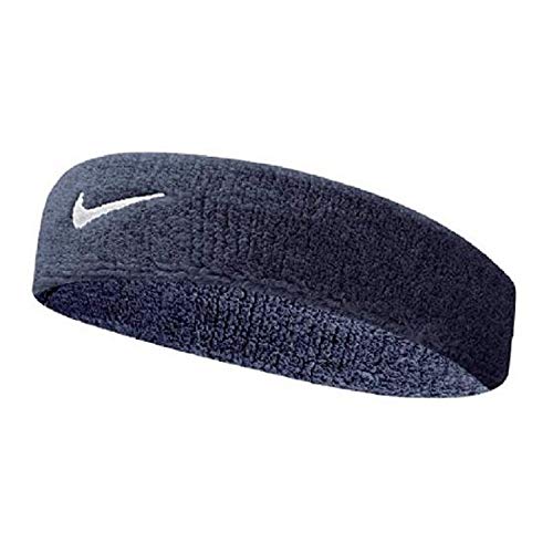 Swoosh Headband - One Size Obsidian/White