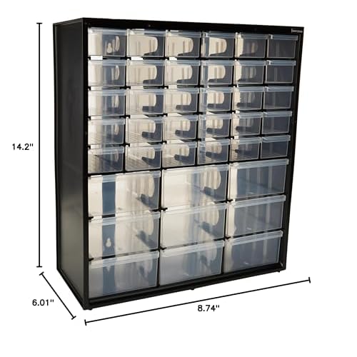 CRAFTSMAN Large Storage Organizer, 39 Compartment, Plastic (CMST40739)