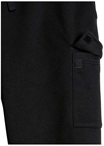 Amazon Essentials Men's Relaxed Fit Cargo Fleece Jogger Sweatpants Medium Black