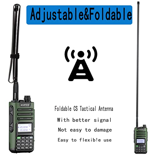 ABBREE 42.5-Inch GMRS Radio Antenna SMA Female Tactical 462-467MHz