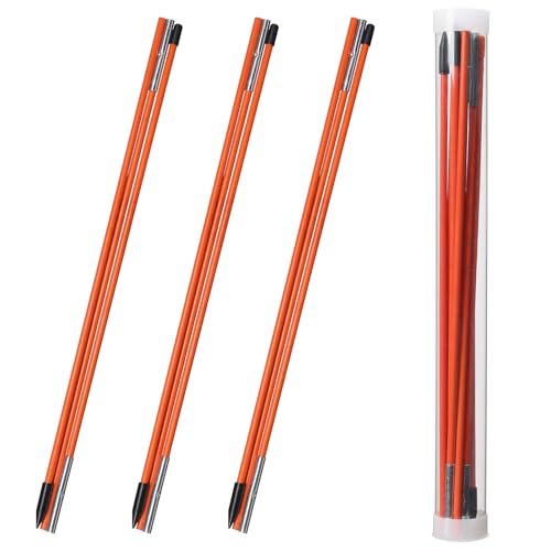 Collapsible 48-Inch Golf Alignment Sticks - 3 Pack