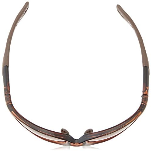 Crossfire 21126 Infinity Premium Safety Glasses, HD Brown Polarized Lens - Crystal Brown Frame, Regular