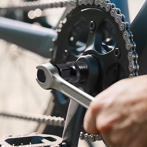 Bike Crank Puller Tool - Premium Carbon Steel for Square Taper & Splined Cranks