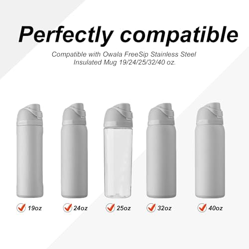 8-Pack Replacement Stoppers for Owala FreeSip Water Bottles