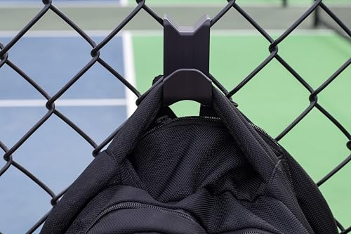 Heavy-Duty Chain Link Fence Hook with Paracord Lanyard for Sports Bags