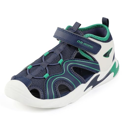Kids Summer Sports Sandals for Boys & Girls, Lightweight Closed Toe Outdoor Shoes