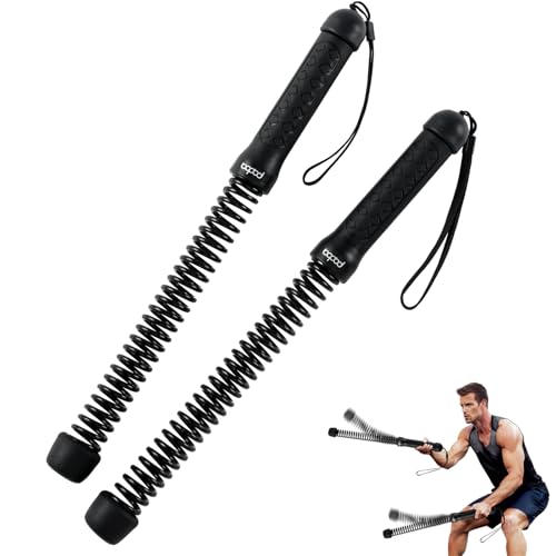 Heavy Duty Cordless Battle Ropes for Home Gym - Classic Black