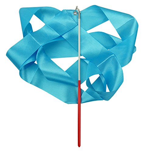 Rhythmic Gymnastics Wands with Streamers - Blue, 2 Pack