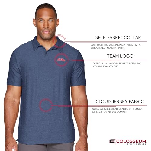 Men's Ole Miss Rebels Vapor Polo - Moisture-Wicking, Stretch Fabric