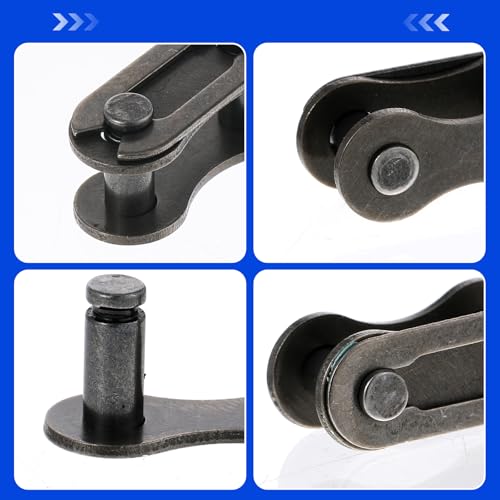 10 PCS Single Speed Bicycle Chain Links - Durable Steel Connectors
