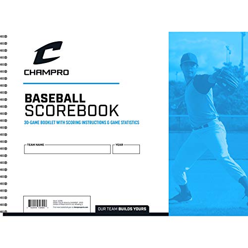 Baseball Score Book - 52 Pages, White