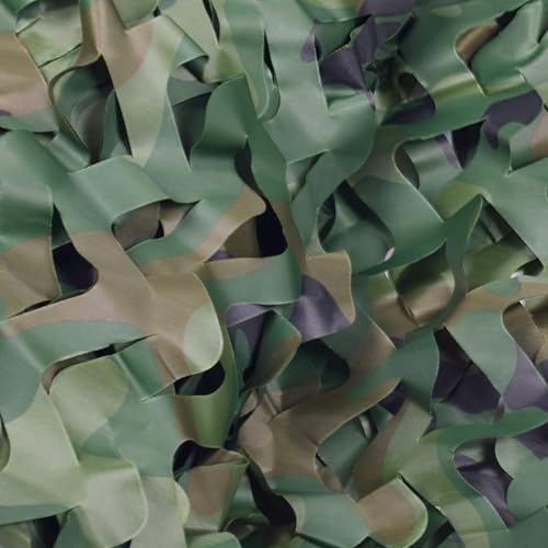 Camouflage Netting Bulk Roll - Woodland Camo 4.9ft x 6.56ft