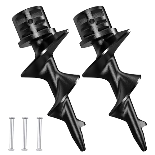 2 Pack Dock Auger Kit, Sailpref Sand for PVC Tubing Sandbar Anchor,
