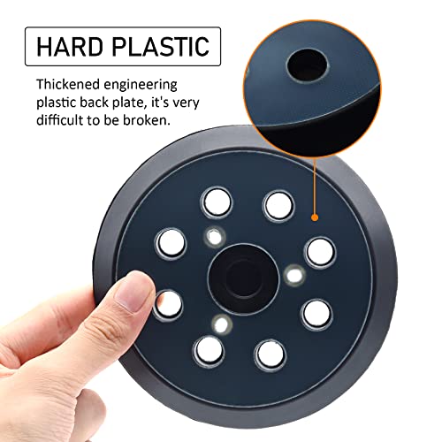 5 Inch Sander Replacement Pad for DW4388, Compatible with DeWalt D26451,D26453,DW421,DW423 Orbital Palm Sander