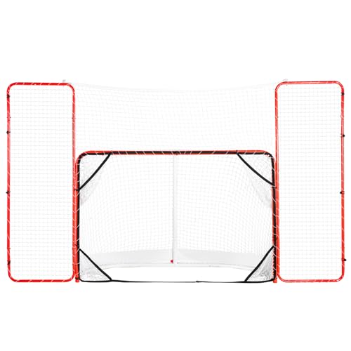 Portable Hockey Goal with Backstop and Targets - 72 Inch