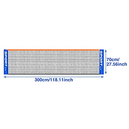 Portable Badminton Net - 3.1m Foldable Sports Net Only