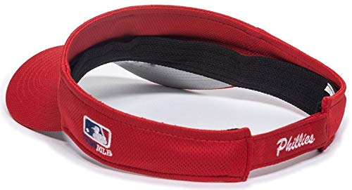 Philadelphia Phillies Adult Size Red Visor - Outdoor Cap